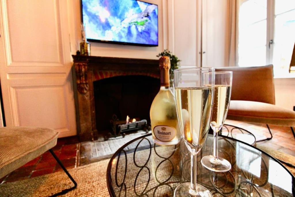 Le Spa Gustave - Sauna, Jacuzzi & Terrasse A ルーアン エクステリア 写真